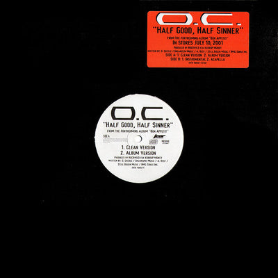 O.C. – Half Good, Half Sinner Vinyl LP Record - X747X