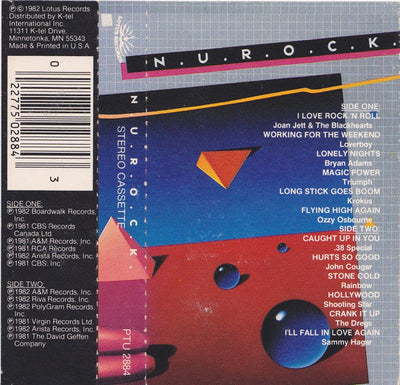 Various β N.U.R.O.C.K. The Best Of Today's New Rock Cassette *Used 1982 Release*