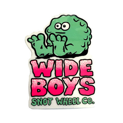 SNOT WHEELS "WIDE BOYS" 3.125" STICKER - X747X