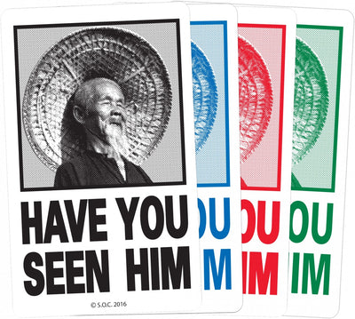 Powell Peralta Have You Seen Him Animal Chin Sticker - X747X