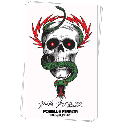 Powell Peralta Mike McGill Skull & Snake Bones Brigade® Sticker - X747X