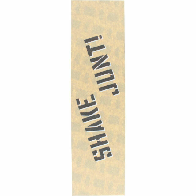 Shake Junt Clear Single Sheet Griptape 9″x33″ - Clear/Black