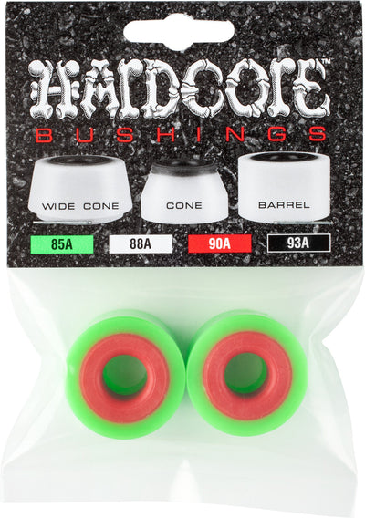 Hardcore Bushings Barrel Bushing 85a - Green/Red (Set) - X747X