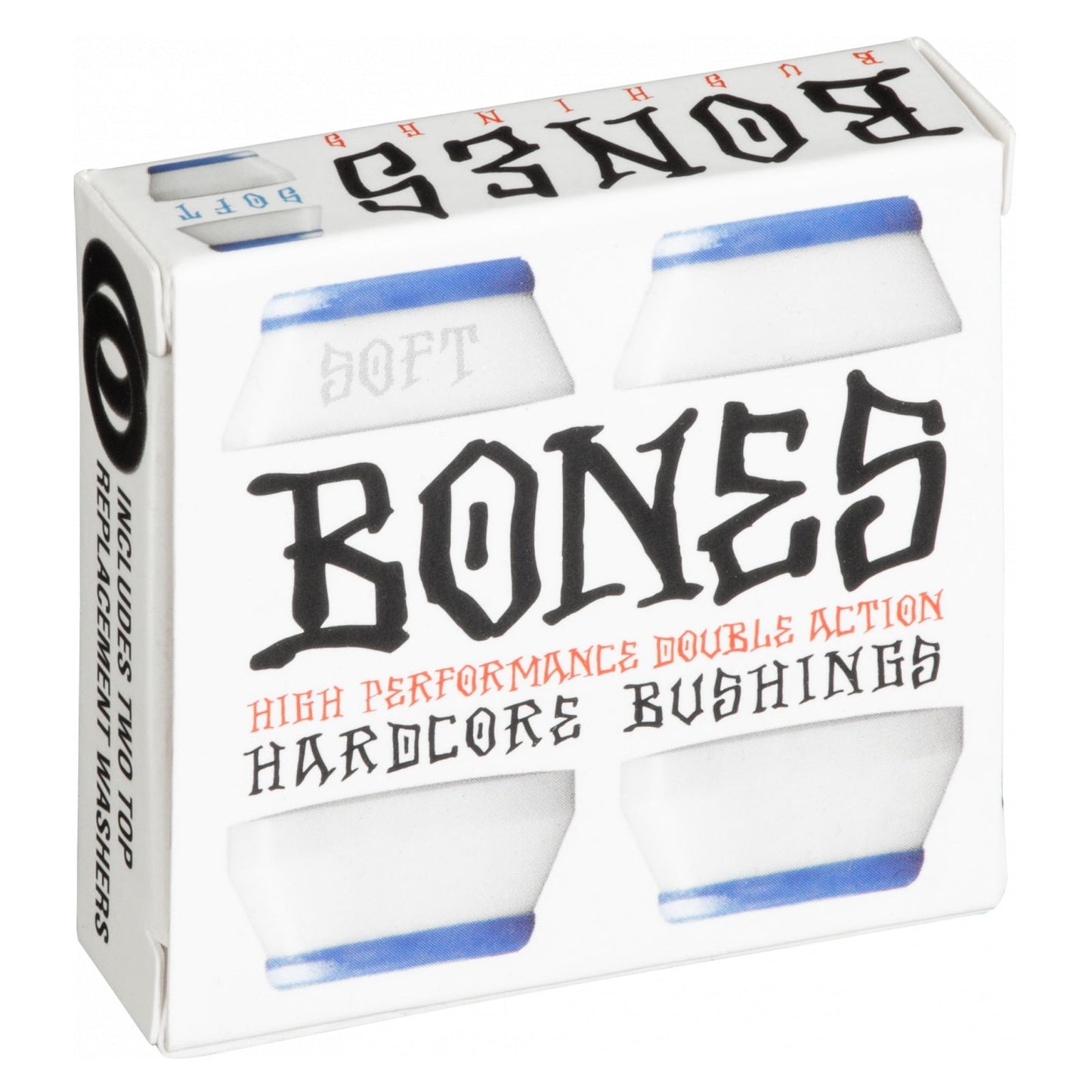 Bones Hardcore Soft Bushings 81a - Blue/White (Set of 4) - X747X