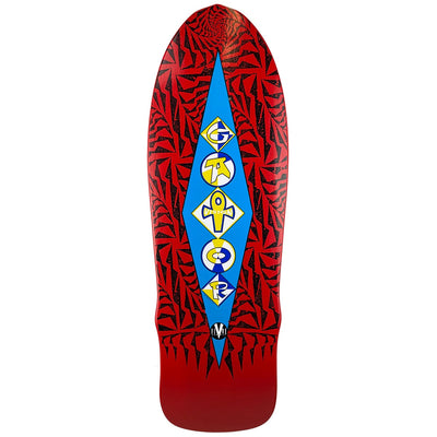 Vision Gator Ramp Skateboard Deck - 10″ Red - X747X