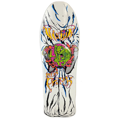 Vision Ken Park Crystal Ball Skateboard Deck - 9.75″ White - X747X
