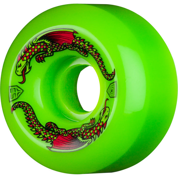 Powell Peralta Dragon Formula Wheels 53x33mm 93A - Green (Set of 4)