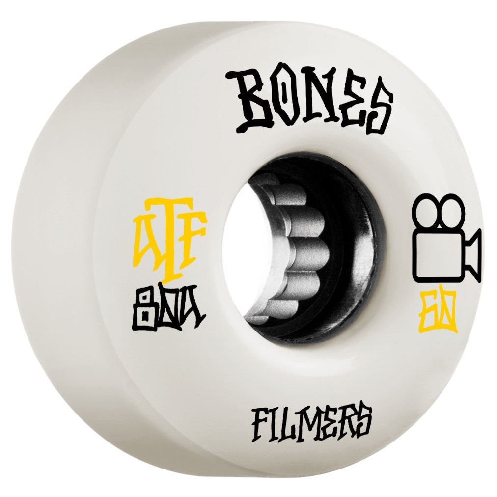 Bones ATF Filmers 60mm 80a Wheels - White (Set of 4)