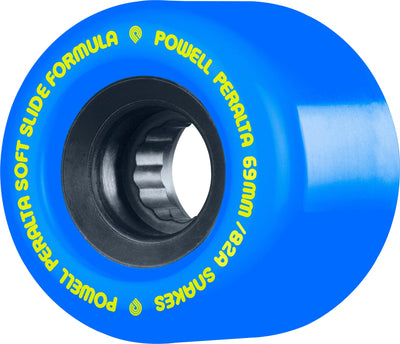 Powell Peralta Wheels Snakes 69mm 82a - Blue (Set of 4) - X747X