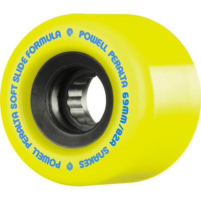 Powell Peralta Wheels Snakes 69mm 82a - Yellow (Set of 4) - X747X