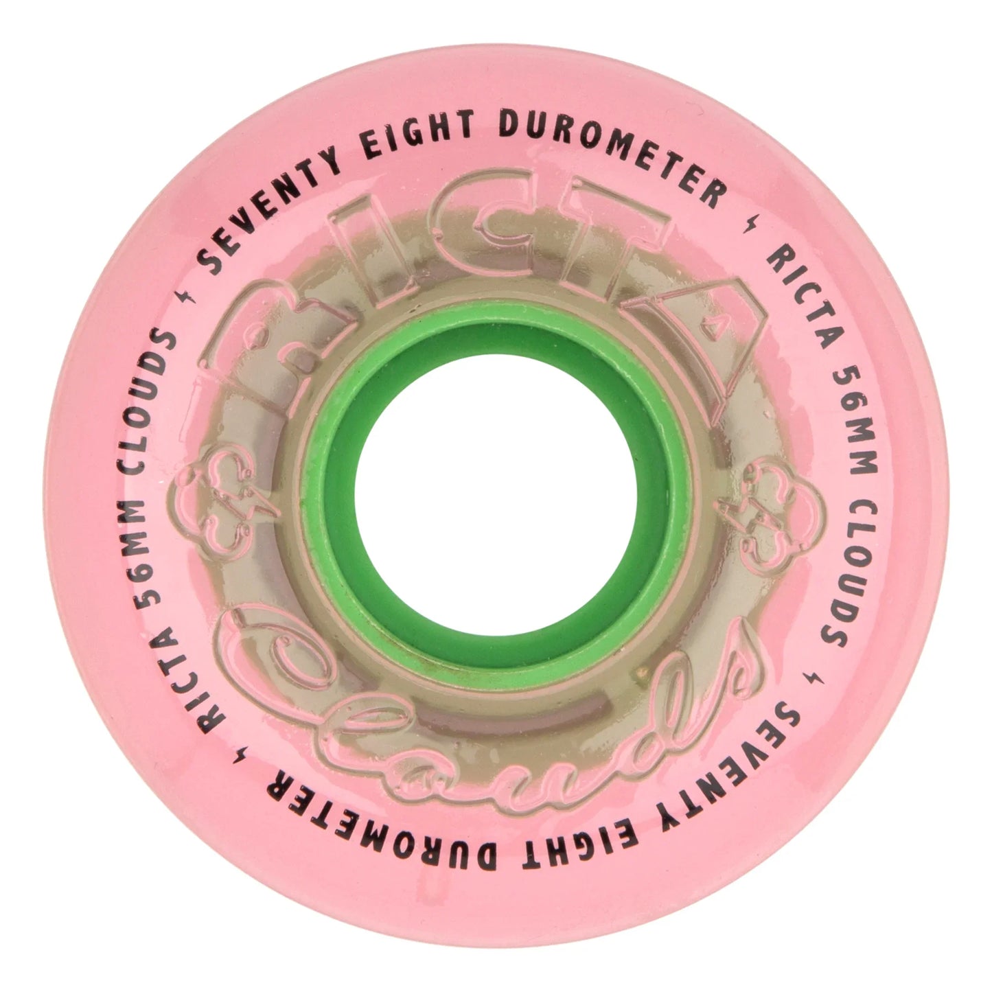 Ricta Clouds Wheels 56mm 78a - Watermelon Pink (Set)