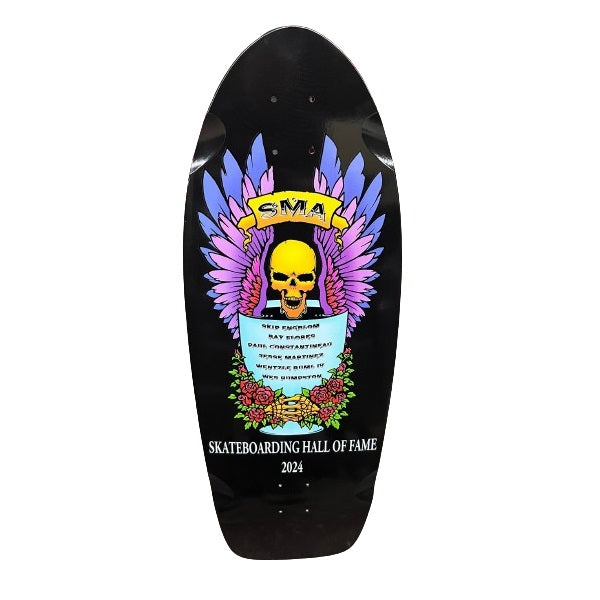 SMA Hall of Fame Shof Shape Skateboard Deck - 11″ Black Dip