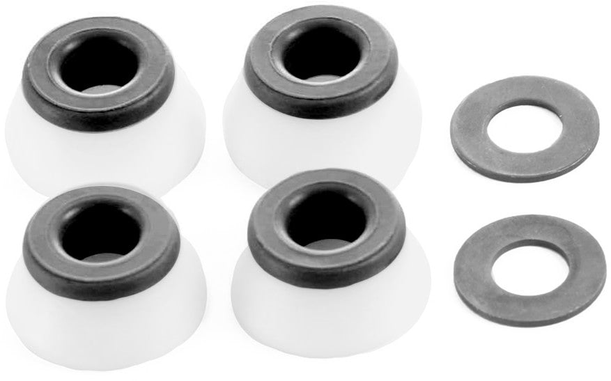 Bones Hardcore Hard Bushings 96a - White/Black (Set of 4)