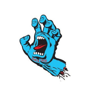 SANTA CRUZ SKATEBOARDS Screaming Hand 3" Sticker - X747X