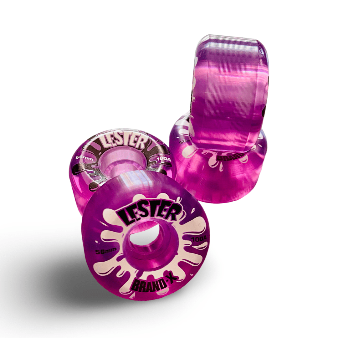 Lester Kasai HARD TRANSLUCENT Wheels 56mm/100a - X747X