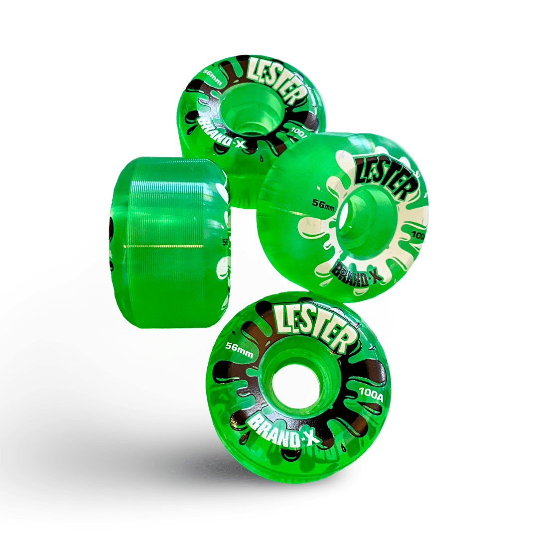 Lester Kasai HARD TRANSLUCENT Wheels 56mm/100a - X747X