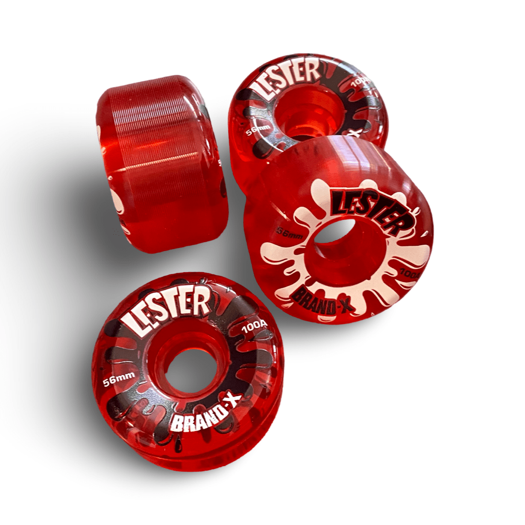 Lester Kasai HARD TRANSLUCENT Wheels 56mm/100a - X747X