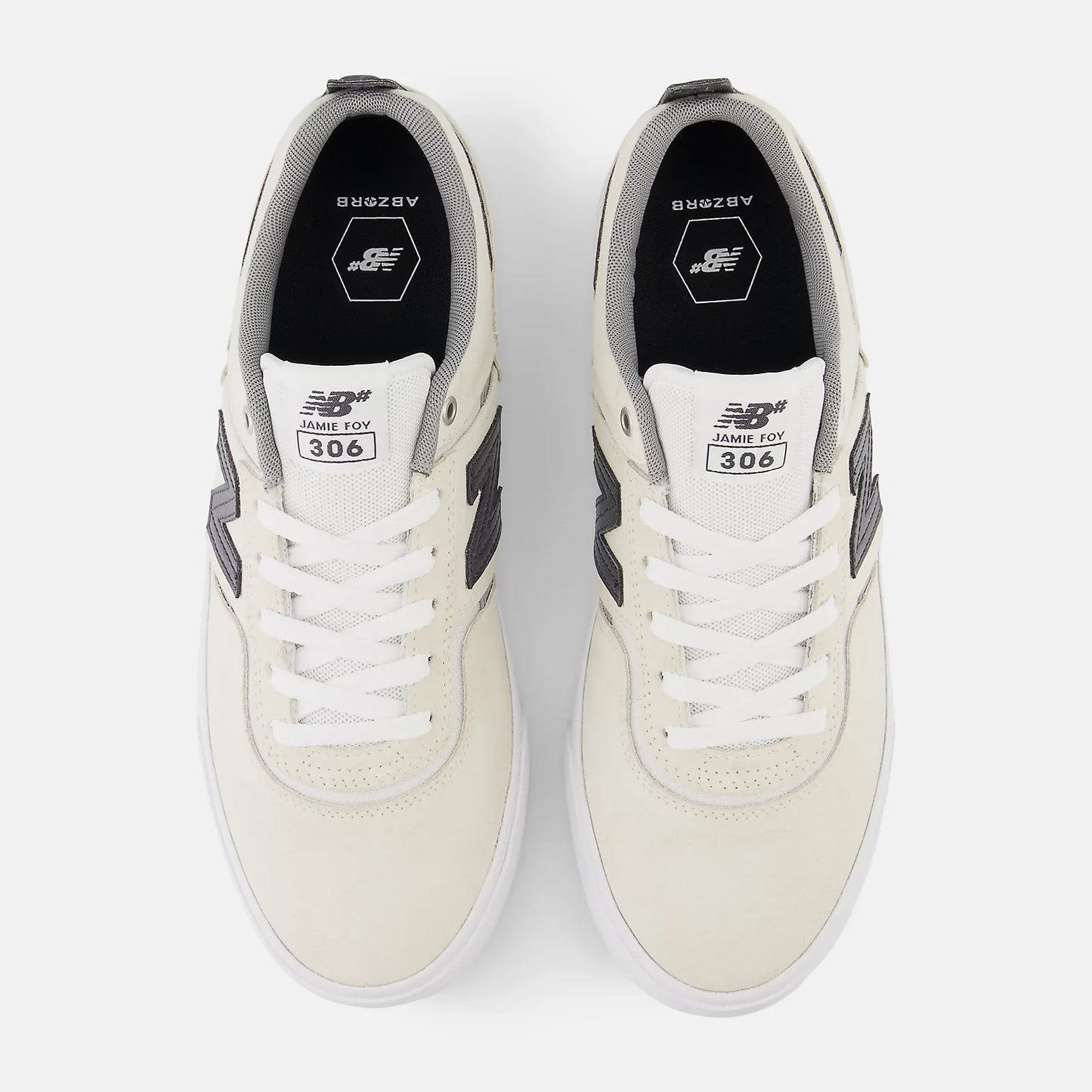 New Balance Shoes Numeric Jamie Foy 306 - White/Black