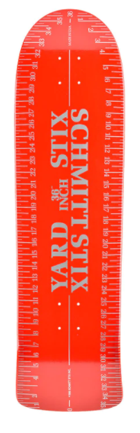 Schmitt Stix Yard Stick 9.625" x 36" Skateboard Deck