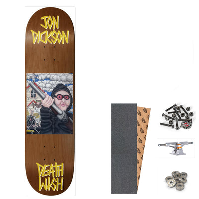 DEATHWISH DICKSON ALL SCREWED UP 8.475" COMPLETE SKATEBOARD