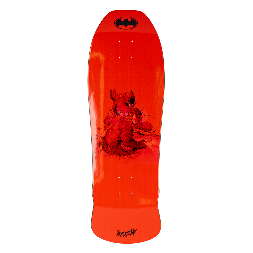 WELCOME X BATMAN KNOCKOUT ON EARLY GRAB 10" SKATEBOARD DECK