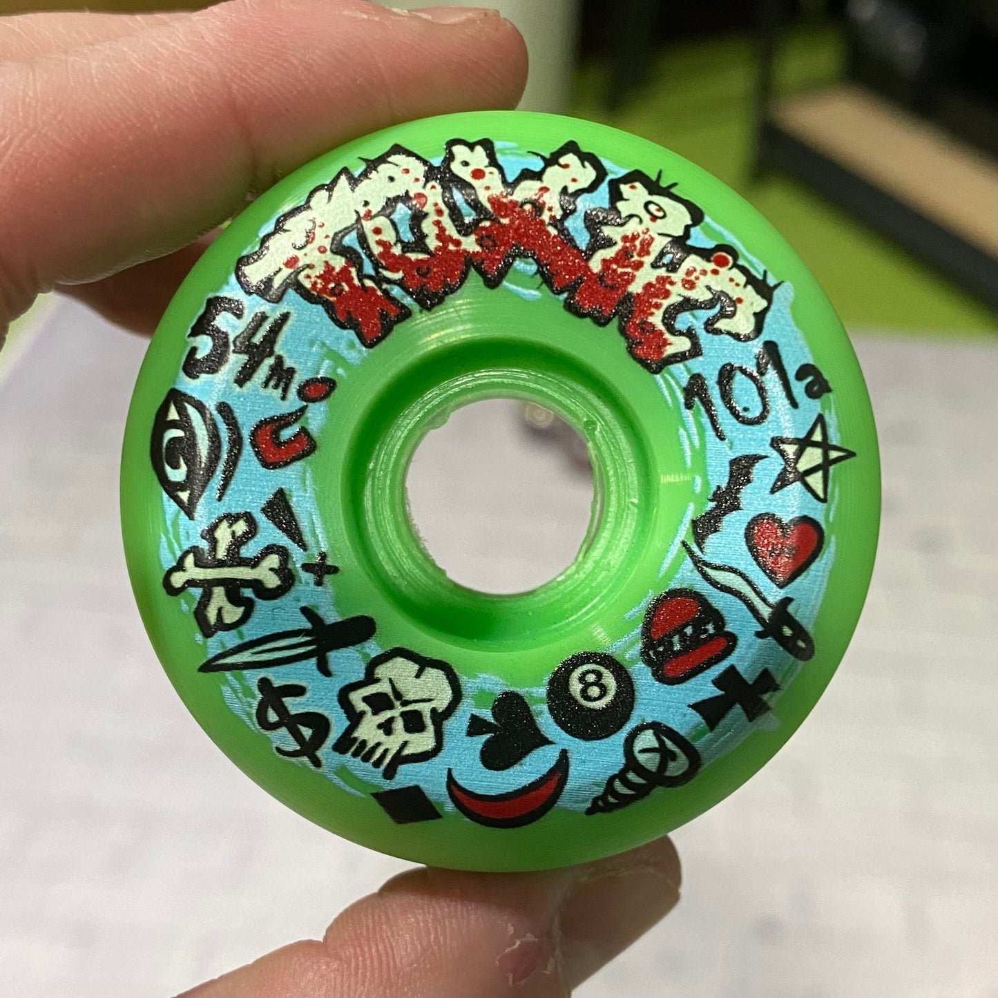 Toxic Team HARD Wheels 54mm/101a - X747X
