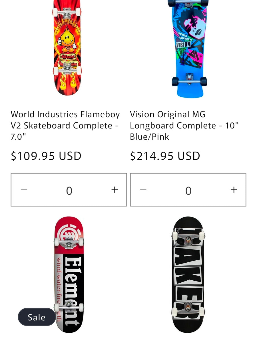 Complete Skateboards