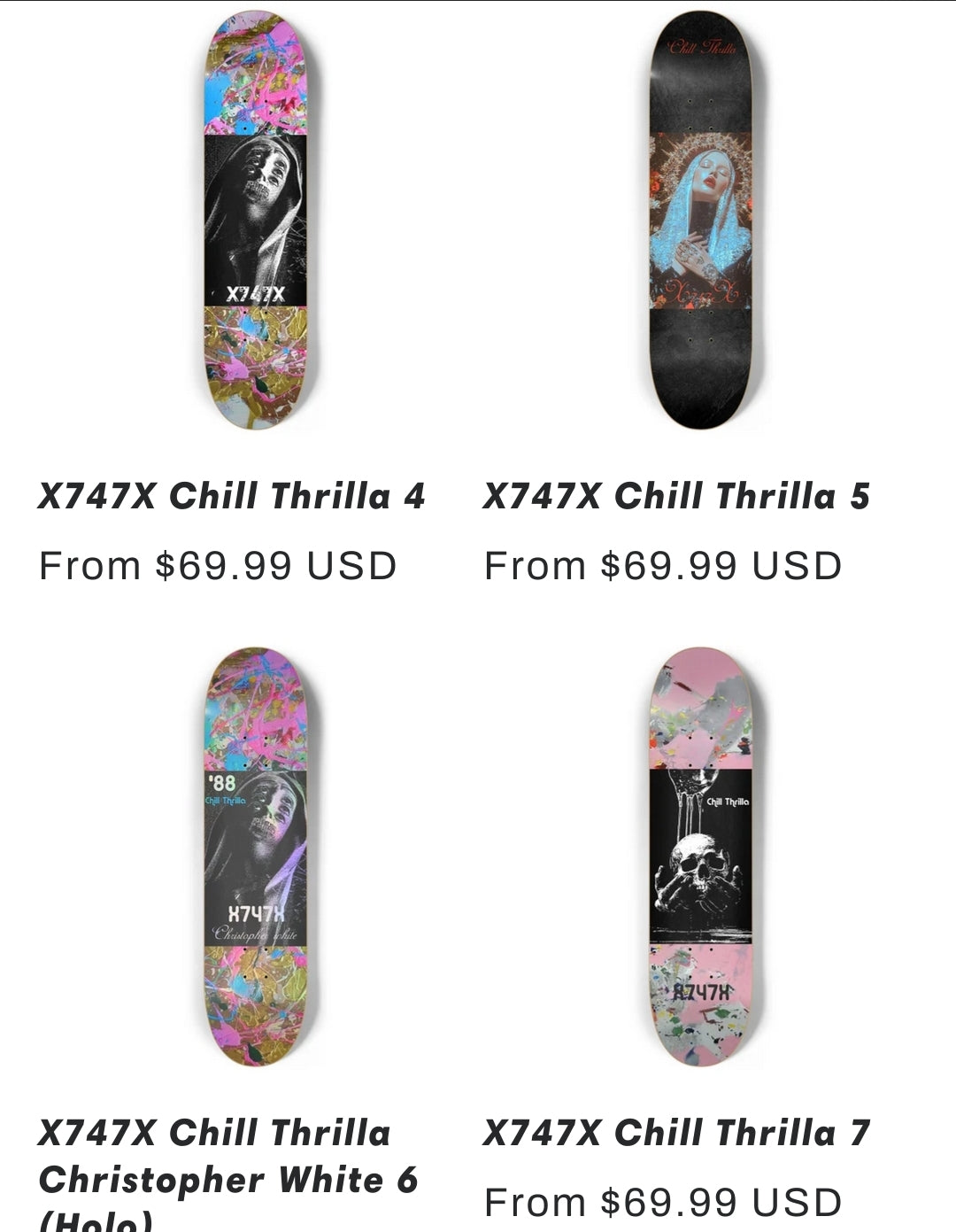 X747X Custom Decks - X747X