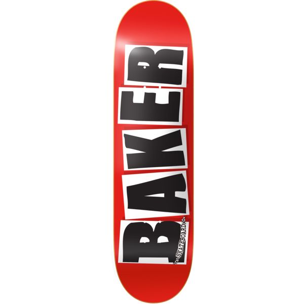 BAKER BRAND LOGO BLACK 8.38" SKATEBOARD DECK - X747X