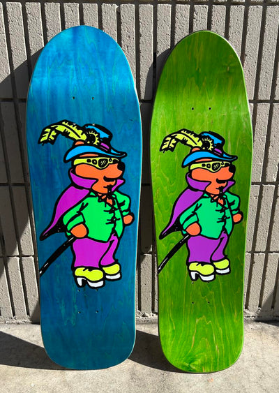 Prime Marc McKee Sticker-O-Rama "WINNIE THE PIMP BEAR" Skateboard Deck - X747X