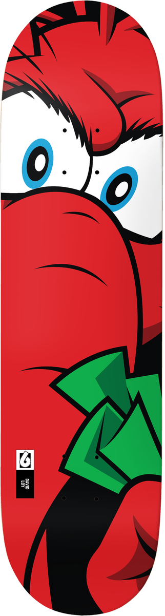 BIRDHOUSE LOY BIG RED XL 8.5" SKATEBOARD DECK - X747X