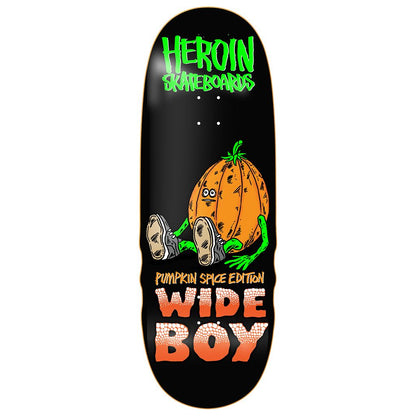 HEROIN "Pumpkin Spice" Wide Boy 10.75" COMPLETE SKATEBOARD - X747X