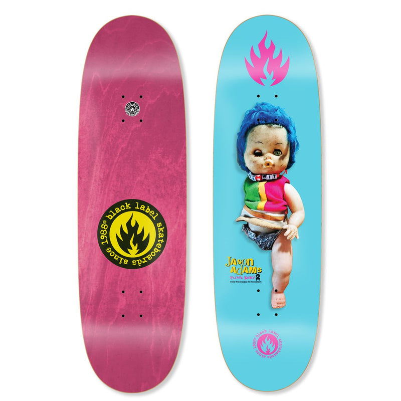 Black Label Adams "Punk Baby 2" 9.5" Egg Skateboard Deck - X747X