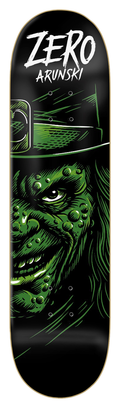 Zero Arunski Fright Night 2 - Leprechaun 8.5" Skateboard Deck - X747X