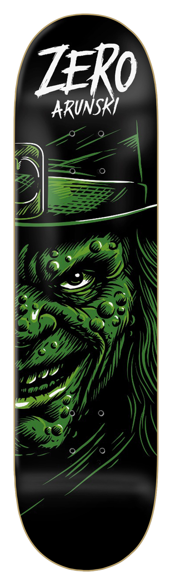 Zero Arunski Fright Night 2 - Leprechaun 8.5" Skateboard Deck - X747X