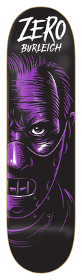 Zero Burleigh Fright Night 2 - Hannibal 8.5" Skateboard Deck - X747X
