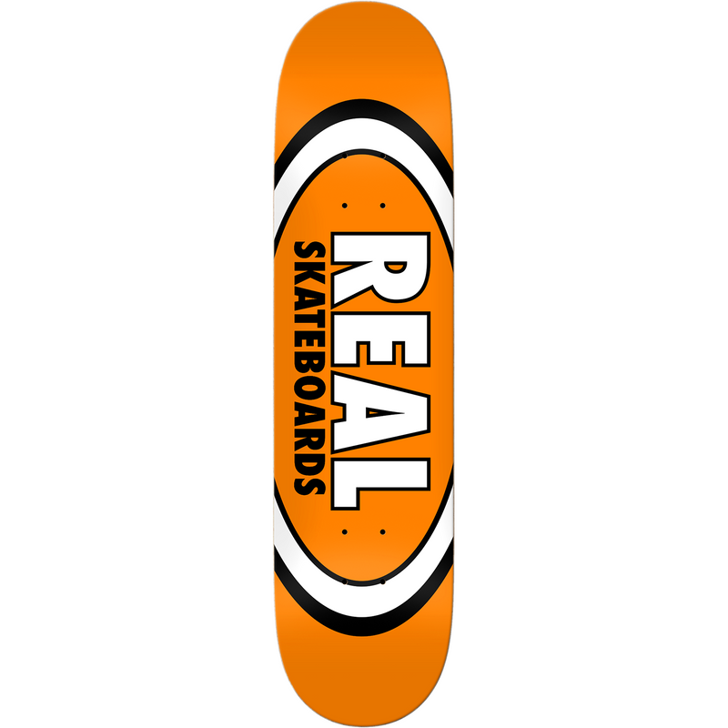 Real Classic Oval Skateboard Deck - 7.5″ Orange - X747X