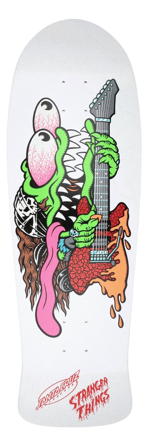Santa Cruz x Stranger Things Meek Eddie Slasher Reveal Skateboard Deck - 10.1″ - X747X