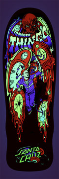 SANTA CRUX x STRANGER THINGS GRABKE MAX MELTING CLOCK 9.7" SKATEBOARD DECK - X747X