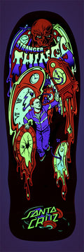Santa Cruz x Stranger Things Grabke Max Melting Clock Skateboard Deck - 9.7″ - X747X