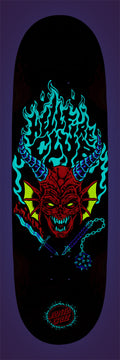 SANTA CRUZ x STRANGER THINGS HELLFIRE CLUB FLAMES 9" COMPLETE SKATEBOARD - X747X