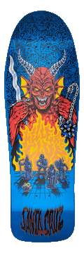 Santa Cruz x Stranger Things Knox Hellfire Pit Skateboard Deck - 10.07″ - X747X