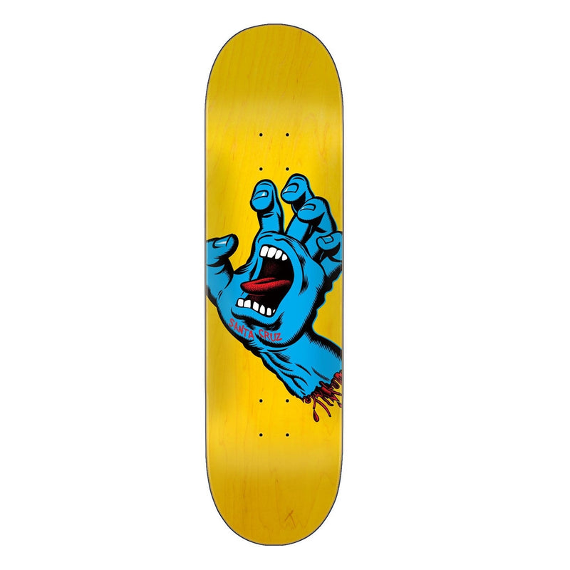 Santa Cruz Screaming Hand Skateboard Deck - 7.25″ Yellow - X747X