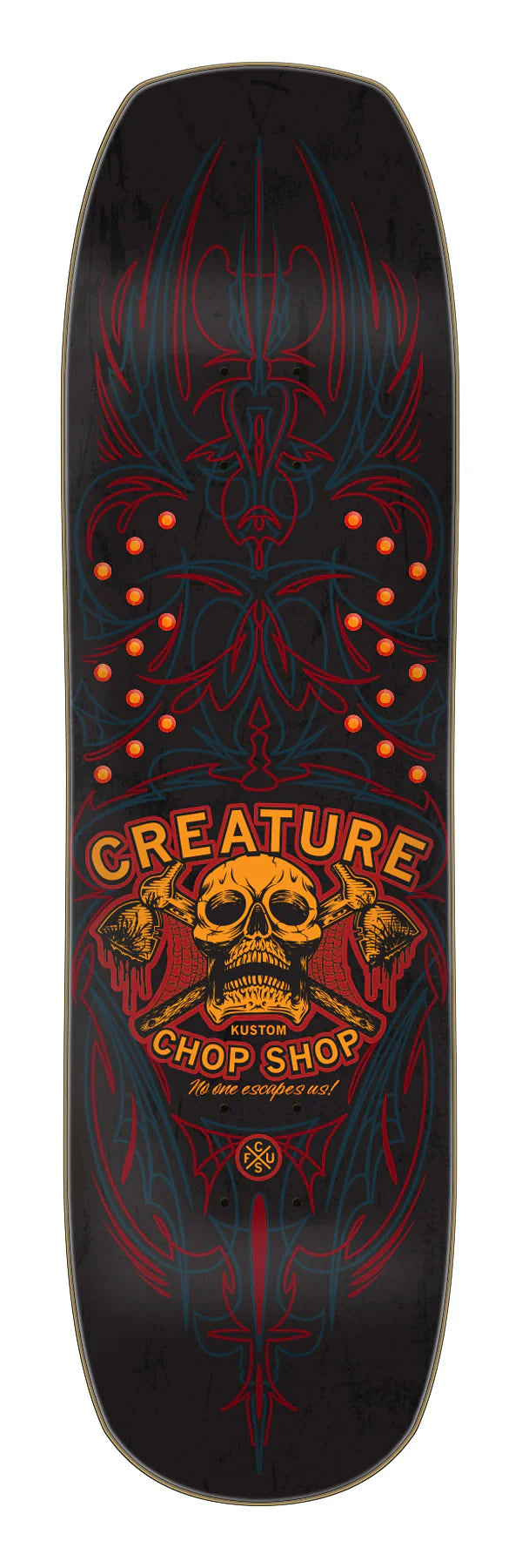 Creature Chop Shop Pinstripe Shaped Skateboard Deck - 8.75" - X747X