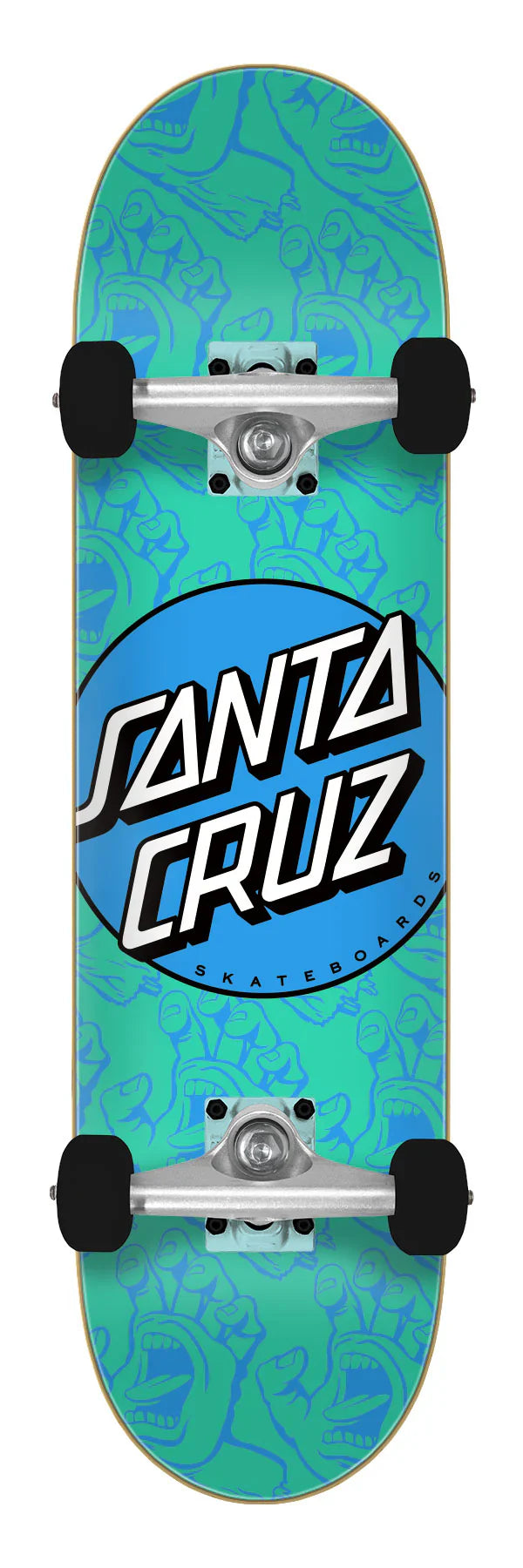 Santa Cruz Mini Other Dot Hands Skateboard Complete - 7.75″