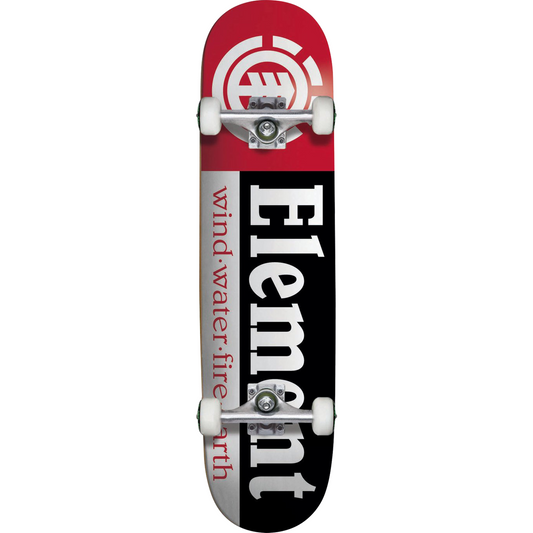 Element Section Complete Skateboard - 8.25" Black/White/Red