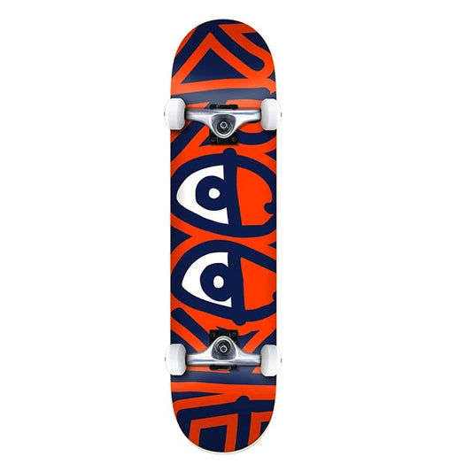 Krooked Bigger Eyes Skateboard Complete 8.0″ - Red