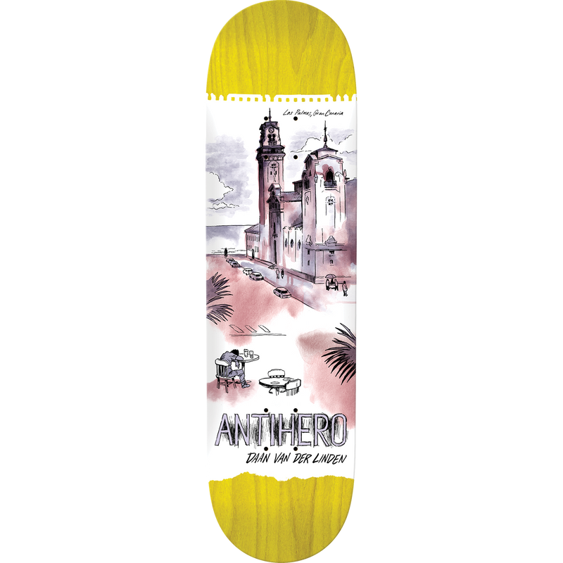 Anti-Hero Daan Cityscapes 8.06" Skateboard Deck - X747X