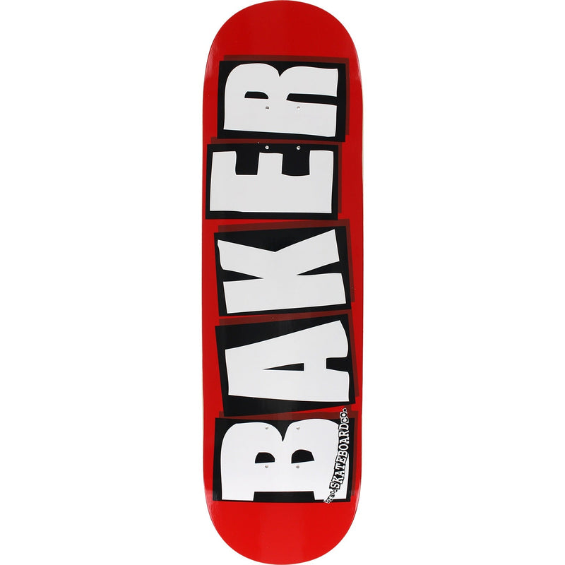 Baker Brand Logo Skateboard Deck - 8.5″ Red/White - X747X