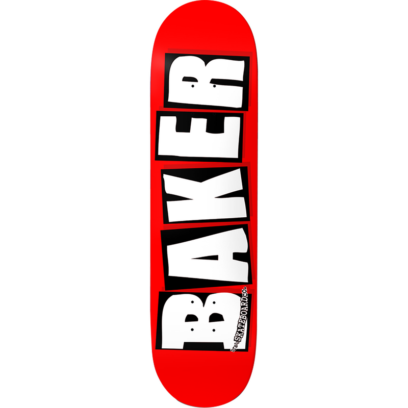 Baker Brand Logo Skateboard Deck - 8.6″ Red/White - X747X
